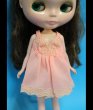 画像7: バービー  Baby Doll peach robe nightgown  (7)