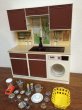 画像4: ヴィンテージ　シンディ・キッチンユニット　　ドラム式の洗濯機タイプ (4)
